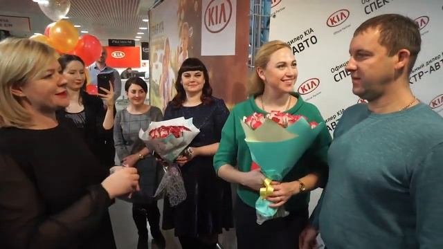 Вручение KIA Soul компанией Oriflame.