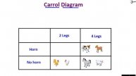 Read and interpret a Carroll diagram, Math Lecture | Sabaq.pk