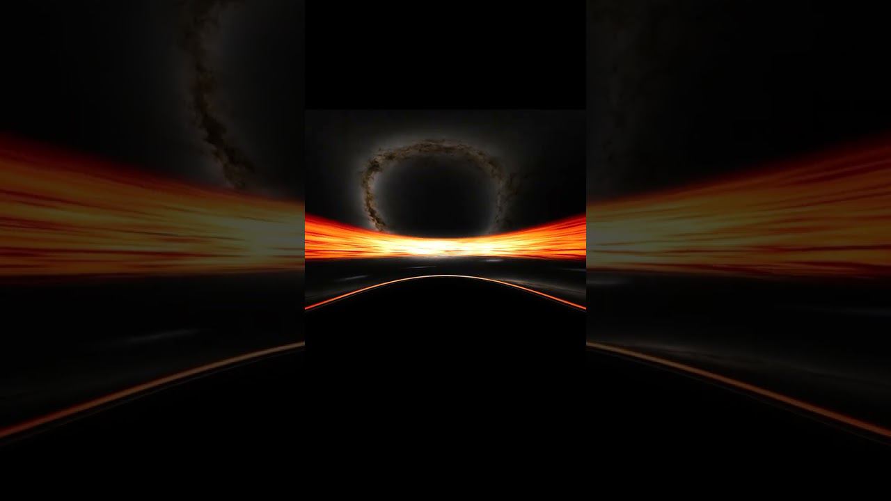 NASA опубликовала два ролика, в которых демонстрируется падение виртуальной камеры в черную дыру.