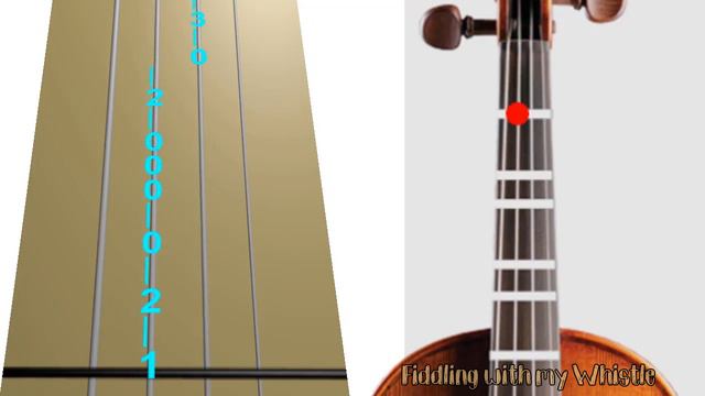 Old Orange Flute - The Dubliners - Violin - Play Along Tab Tutorial