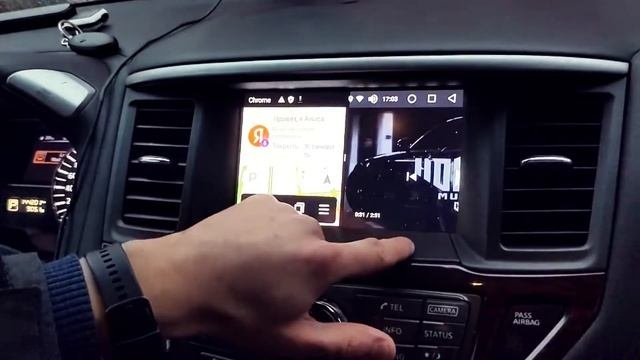 Nissan pathfinder Android автомагнитола