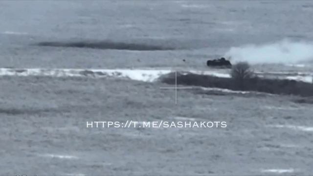 Американская БМП М113 очень торопилась с ротацией на Купянском направлении.