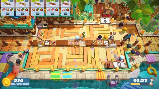 Overcooked 2 Surf n Turf Level 3-1