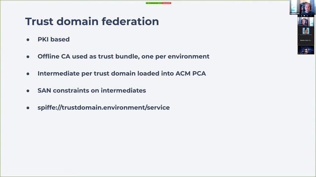 Establishing Trust Across Regulatory Boundaries in Complex, Heterogeneous Infrastructures With SPIR