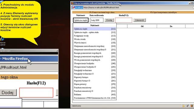 W3DOC Rozliczenie kosztów (RK) cz.1/5 (termin rozliczenia)