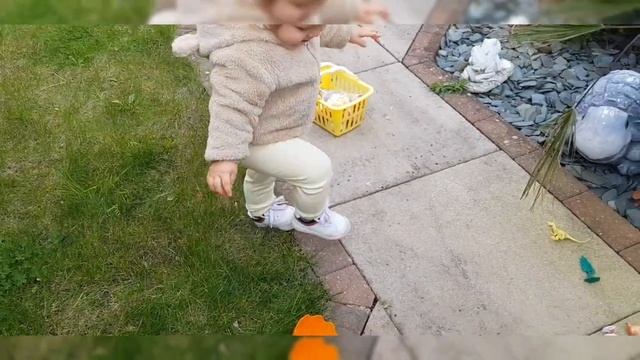 Ева.Первая пасха Happy Easter.