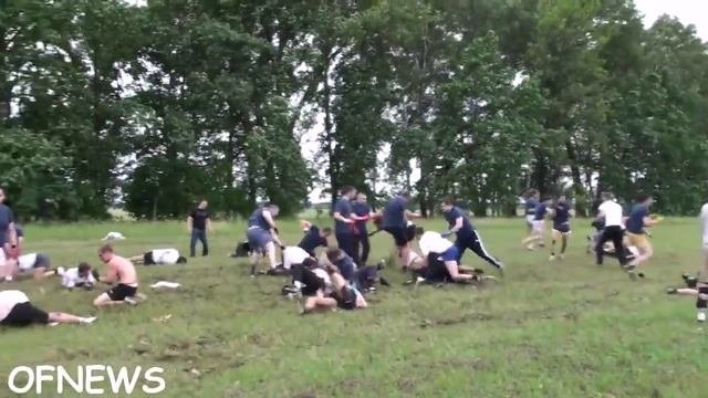 Huge Hooligan Brawl