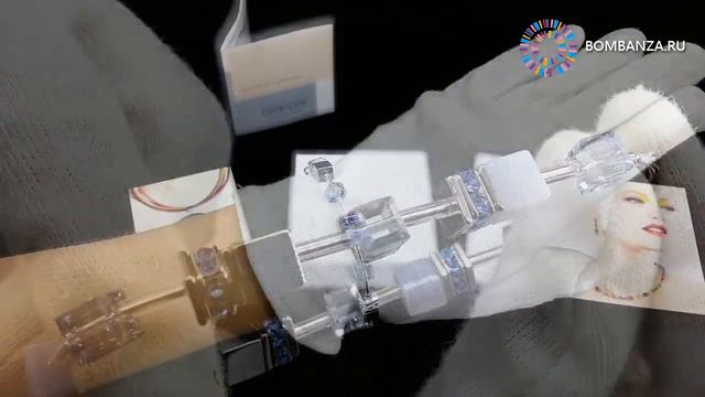 👍 👉 Браслет Coeur de Lion GeoCUBE, Light Blue, 4017/30-0720. Элитная бижутерия из Германии