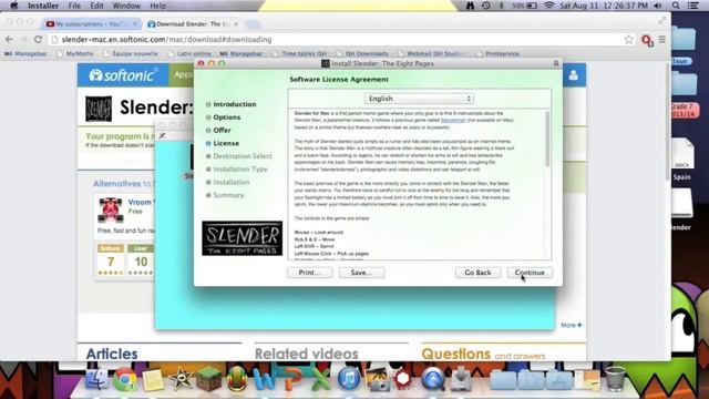 How to Install Slender 8 pages Mac and Windows