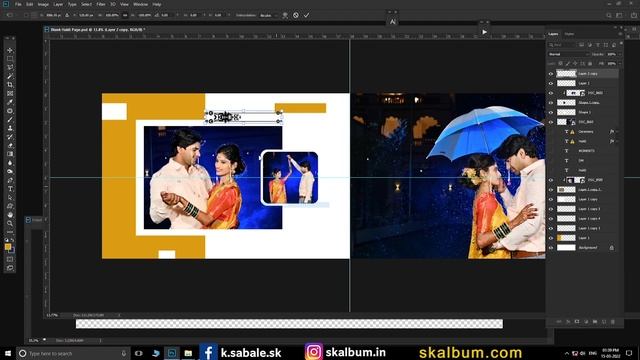 Best Manual Haldi DM Page Design 2022  Wedding Album Design in Photoshop