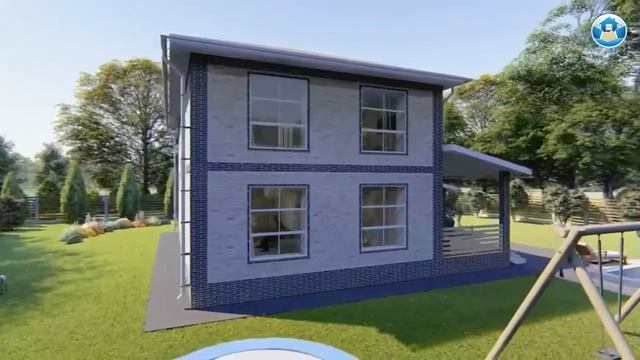 Строительство двухэтажного дома с гаражом в Нижнем Новгороде. Строительство дома в Нижнем Новгороде.