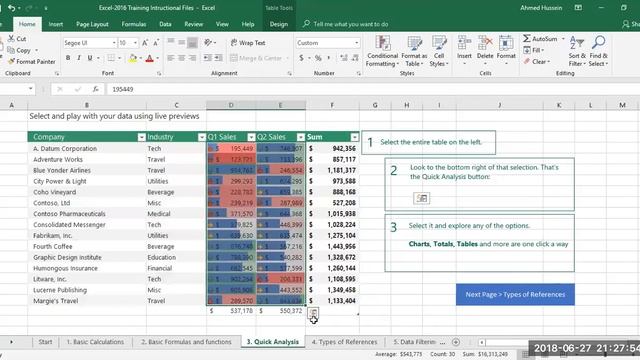 Barashada Microsoft Excel 2016 Live