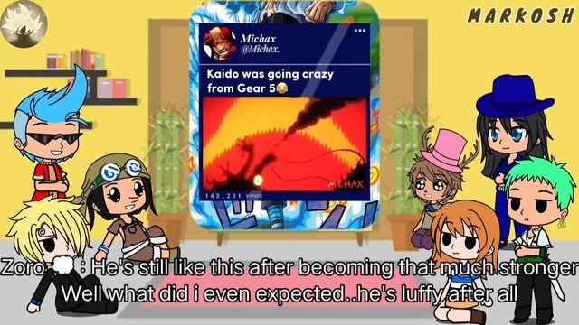 Past Strawhats React To Luffy  Future 55