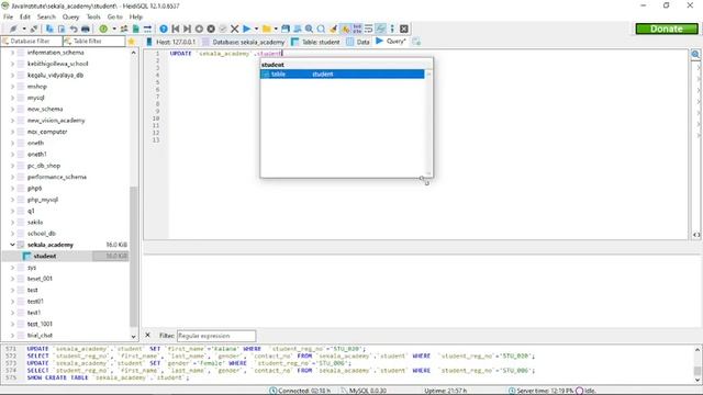 DBMS Question Session Task 6| 1st Year | Semester 01 | Java Institute |Oneth Meraj