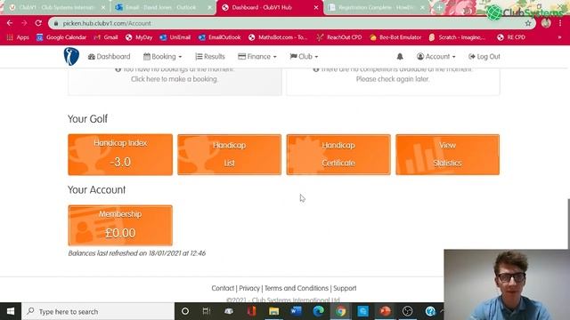 Club Systems | Registering For The ClubV1 Members Hub
