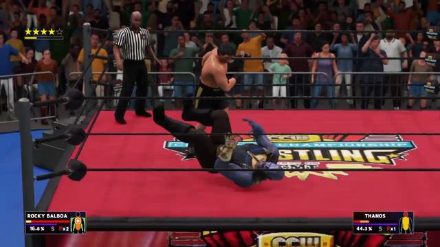 WWE 2K18 Rocky Balboa VS Thanos 1 VS 1 Last Man Standing Match