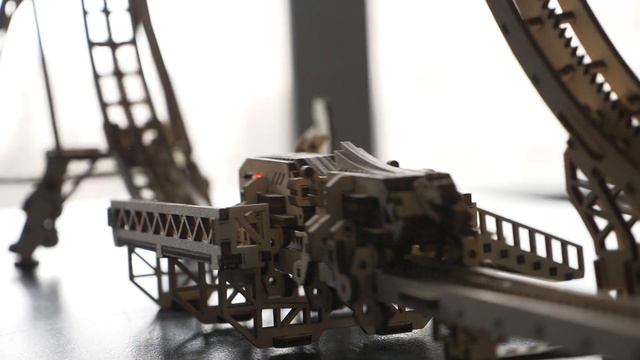 "WoodTrick Ride" - WoodTrick New 3D wooden mechanical model for kids