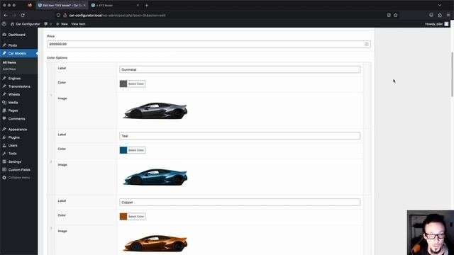 ChatGPT  WordPress  Advanced Custom Fields  THIS Custom Build  Price Tool