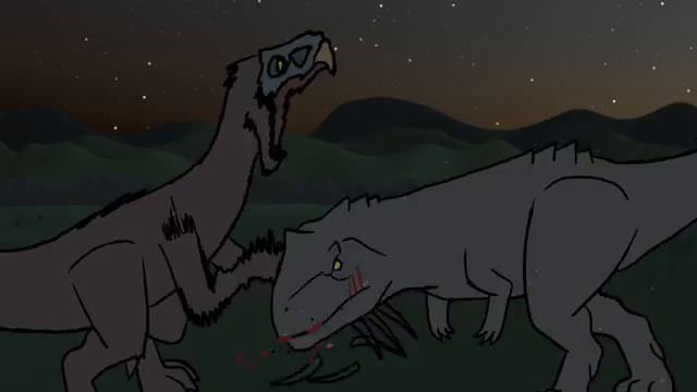 Анимация На Русском:Гиганотозавр Против Терезинозавра