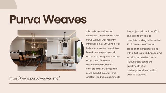 Purva Weaves Apartments