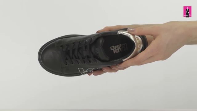 Видеообзор I Женские кеды KARL LAGERFELD KAPRI Karl Outline Logo 2653424