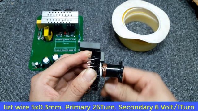 Simple 750W SMPS Without IC | Self OSC 45V-0-45V 750W Winding Detail | JLCPCB E exhibition