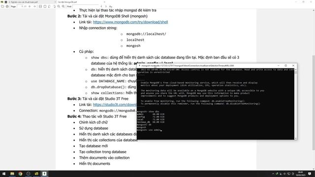 [MongoDB] 1. Tải và cài đặt MongoDB