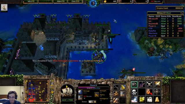 Warcraft 3: Battleships Crossfire #2 - The Asian Battle Ship!