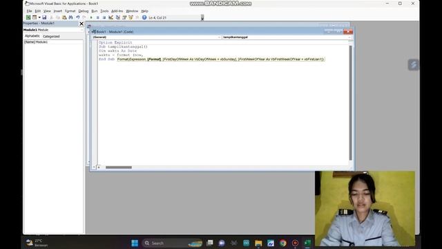 Tutorial Cara Menampilkan Tanggal Otomatis Pada VBA Excel