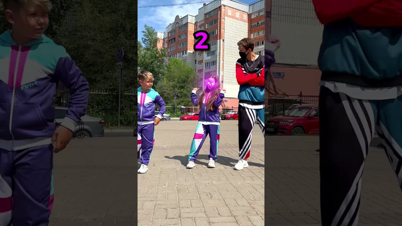 Шаффл Баттл  Who BEST Dancer ?  NEON MODE  TUZELITY VS LITTLE KIDS ⭐️