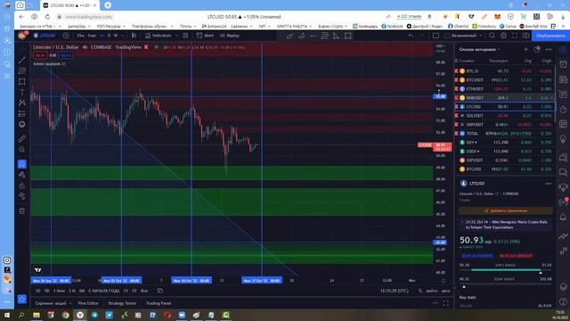 Обзор рынка криптовалюты 17.10.2022 | #bemyinvestor