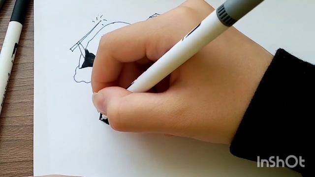 Как нарисовать Гермиону из Гарри Поттера. Harry Potter. Germiona