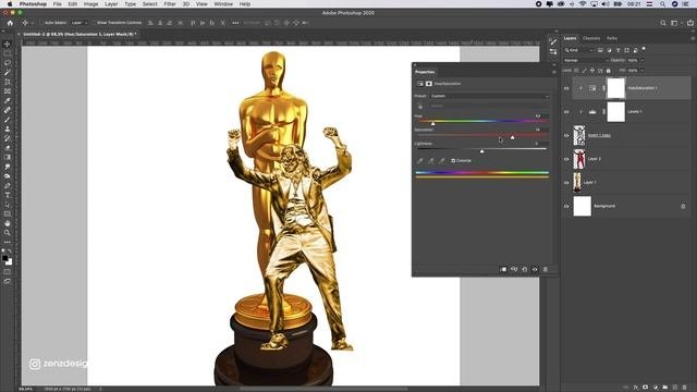 How to Transform a Photo Into a Statue in Photoshop