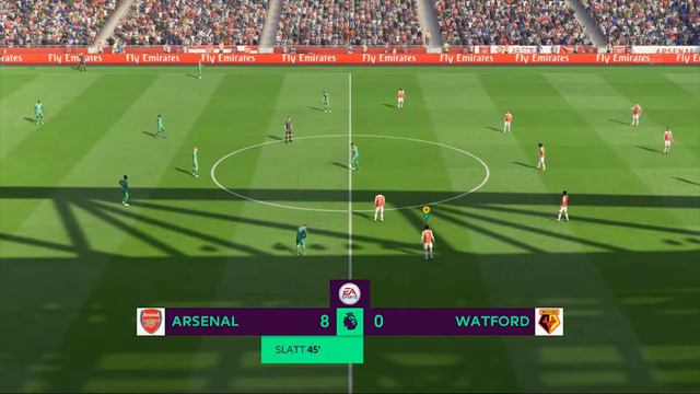 ARSENAL IS THE BEST TEAM IN FIFA 19 NO CAP//PREMIER LEAGUE ARSENAL VS WATFORD