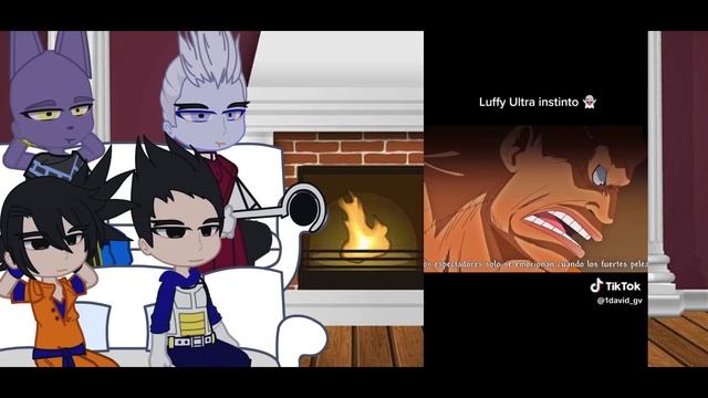 Dragon Ball React To Luffy  Gear 5  Gacha