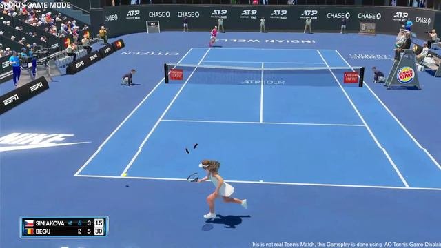 🔴 LIVE: Katerina Siniakova Vs Irina-Camelia Begu | WTA Tour|  BNP Paribas|  | Predictive Gameplay