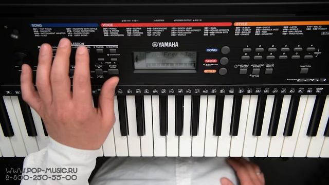 YAMAHA PSR-E263 Новый доступный синтезатор для обучения