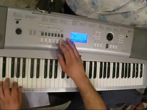 Techno, Dance played on keyboard