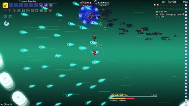 Terraria Fargo's Souls DLC - Mutant Eternity + Death Mode Nohit (Rogue)