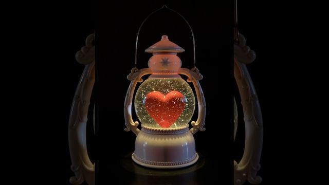 Светодиодный ночник-фонарь "Сердце" с музыкой