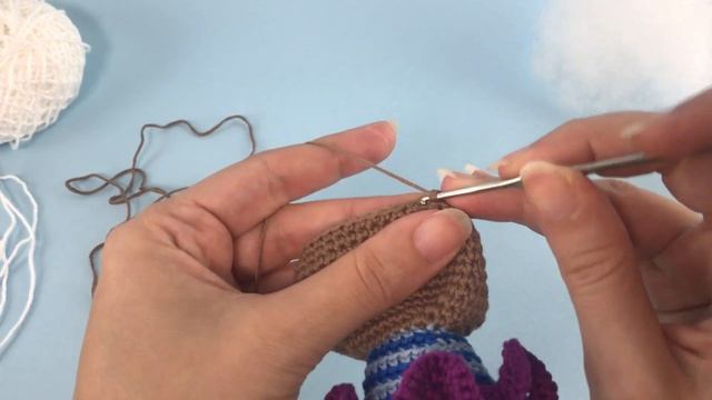 HOW TO CROCHET A DOLL. Amigurumi Pattern Video Tutorial For Beginners
