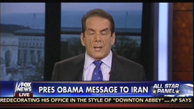 Charles Krauthammer - Obama's mendacity in his Nowruz speech