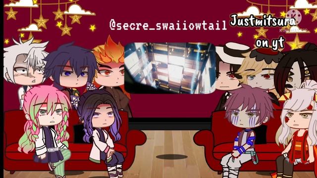 Hashiras And Uppermoon Muzan react to Kamaboko Squad  Spoilers  By Justmitsura