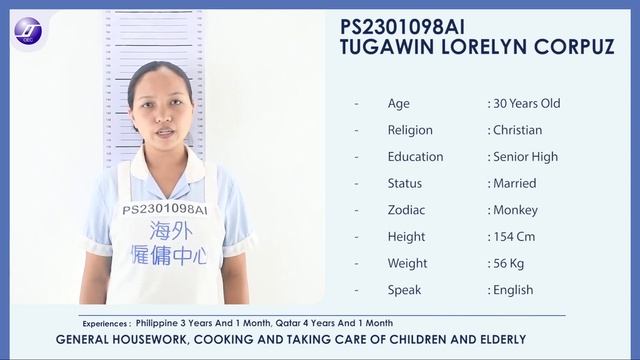 PS2301098AI - TUGAWIN LORELYN CORPUZ