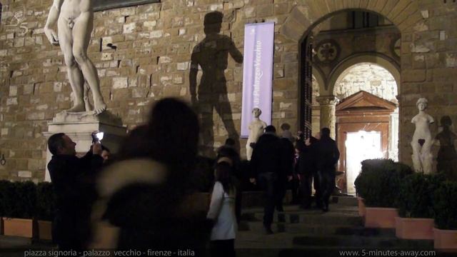 Piazza signoria - Palazzo vecchio - Firenze - Italia - HDTV