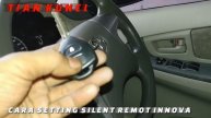 Cara setting silent remot innova dan fortuner