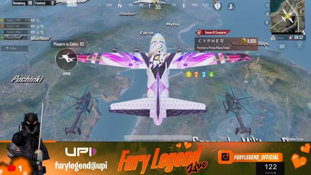 🔴BGMI + ROCKET LEAGUE AJ NAYA GAME TRY KARENGE | DAY 20 | FURY LEGEND LIVE #bgmi #bandhilki #vector