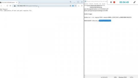 Videoconferencia en Centos 8 - Openmeetings/Docker