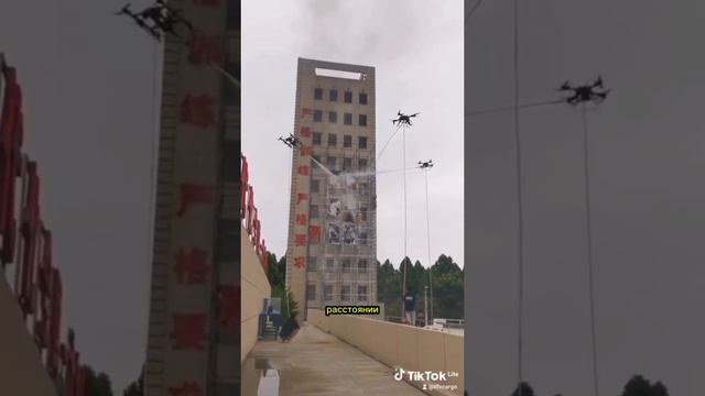 Китайские пожарные дроны