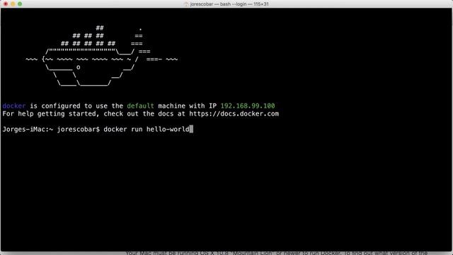 Using Docker with a Flask Application -  Running Docker (3/10)